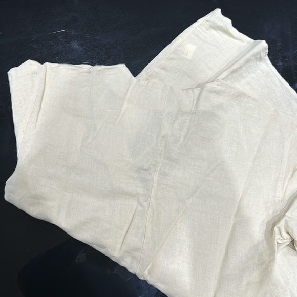 Oak + Fort Linen Summer Peek-a-Boo Dress - Picture 3 of 3